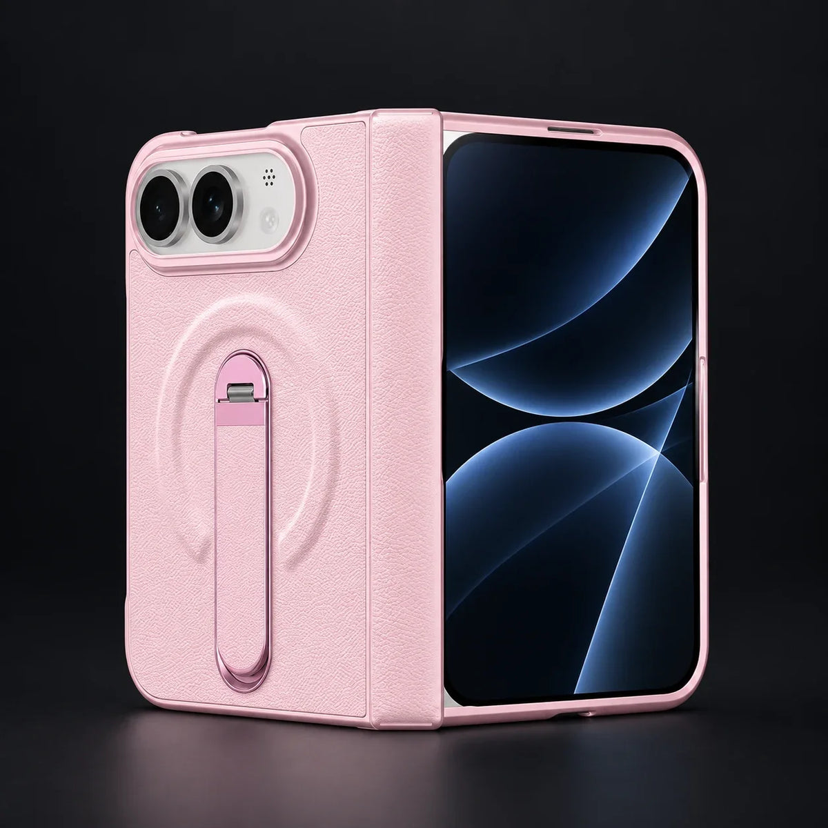 NØVA Duo Stand — pink studio finish visualization