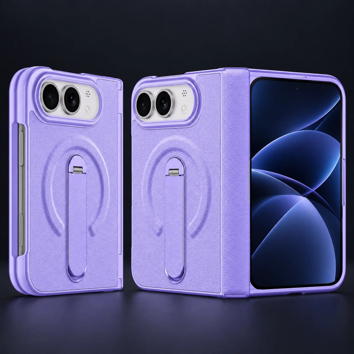 NØVA Duo Stand — purple studio finish visualization