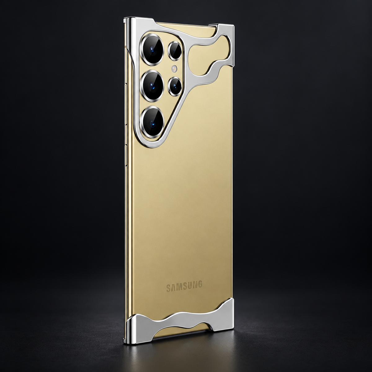 samsung silver case finish — dark studio image