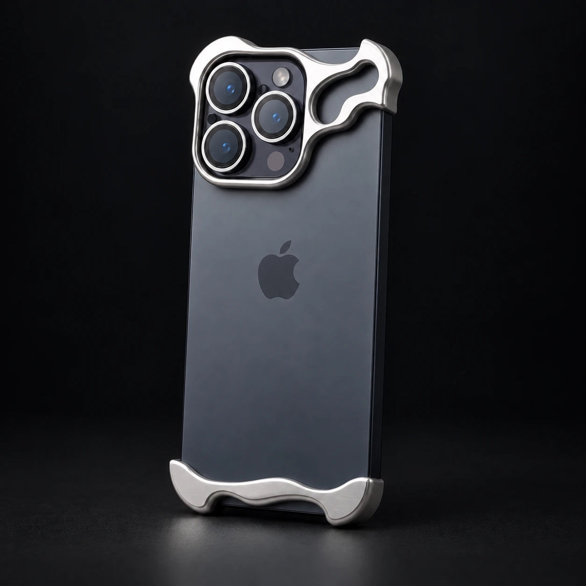 NØVA Twin – grey case finish on an example phone, dark studio photograph